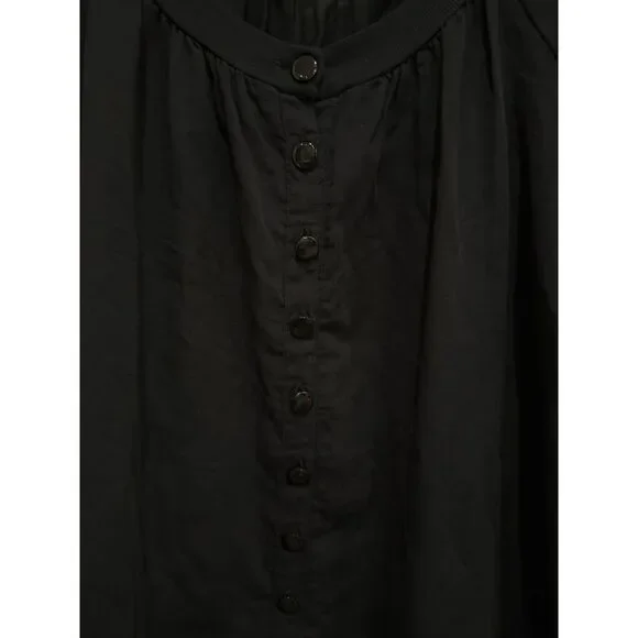 See By Chloe Vintage Black Billow Shirt Dress Sz 38 But Good For US 4-8 - Picture 2 of 15